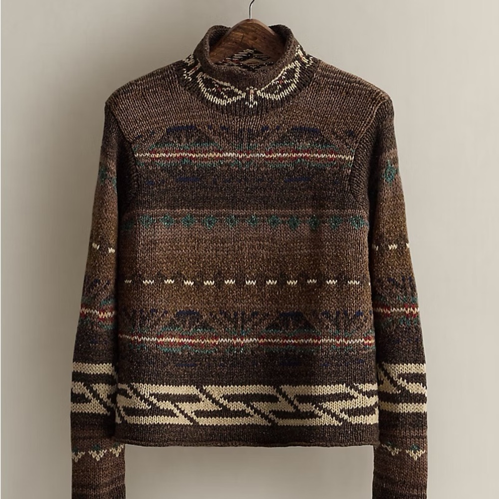 Vintage Ralph Lauren Heritage Wool-Blend Sweater from 1995 Collection. RARE..